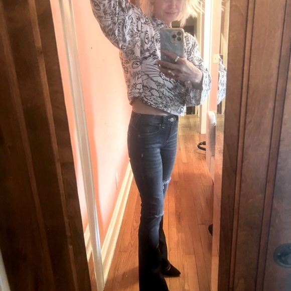 Vintage  “Like New” MOODS BY KRIZIA for The Limited  Cat face Shirt M circa 1986 - Picture 3 of 9